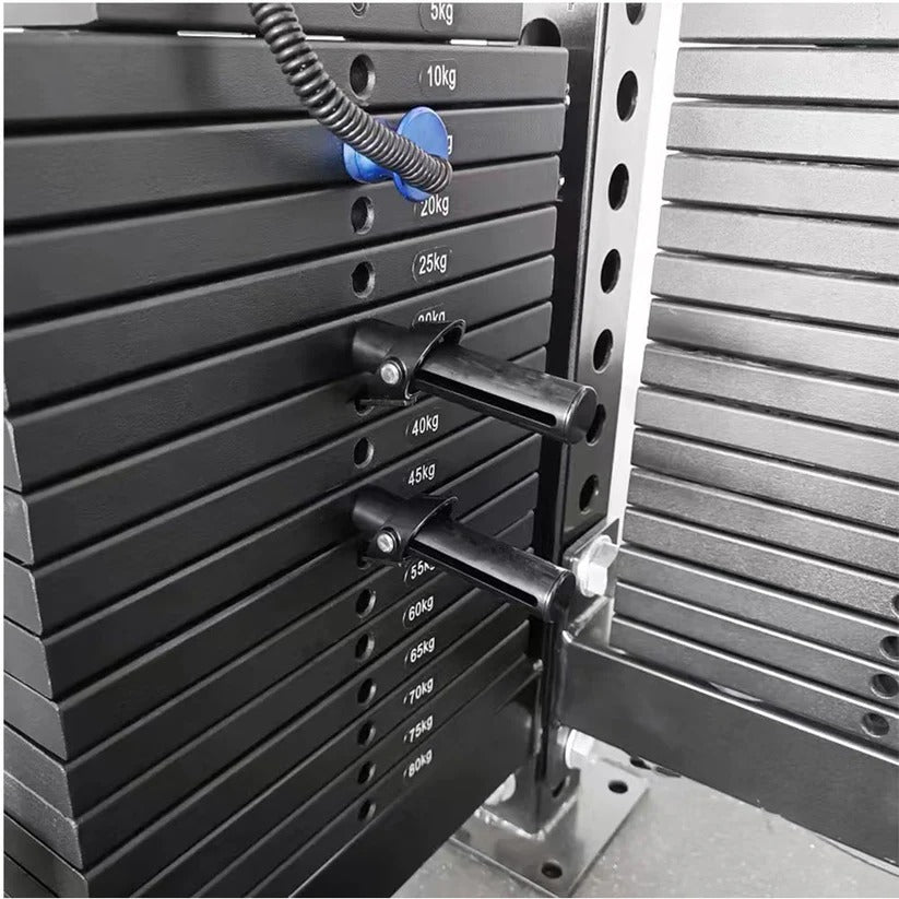Durable Weight Stack Drop Pins with Steel Core & Comfortable Poly Grip Handle - Set of 2 for Gym Equipment