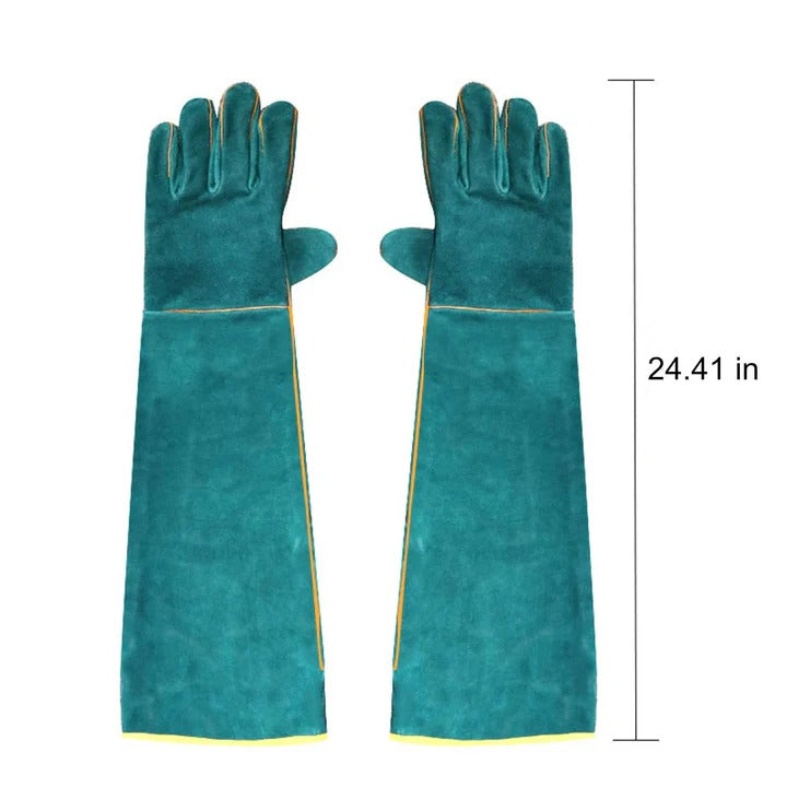 Bite-Resistant Protective Gloves for Safe Animal Handling - Durable & Comfortable