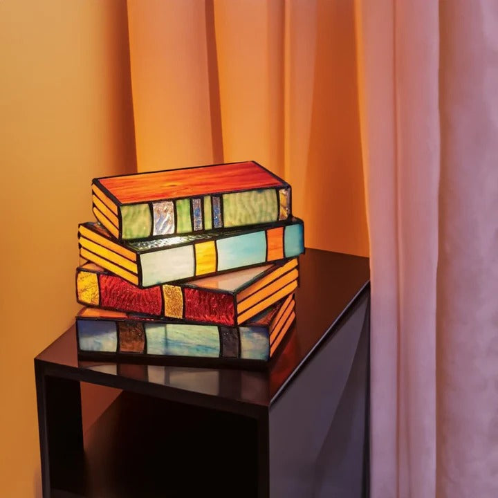 Creative Book-Style Desk Lamp - Unique Literary Design for Home & Office Lighting