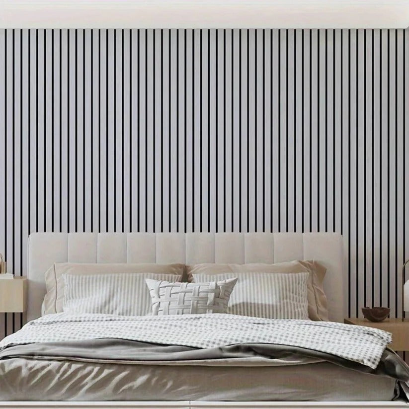 Textured Wood Grain Peel and Stick 3D PVC Wall Panels - Easy Installation, Stylish Home Decor