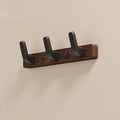 Stylish Wall Mounted Coat Hook - Modern Wood & Metal Design for Entryway Organization