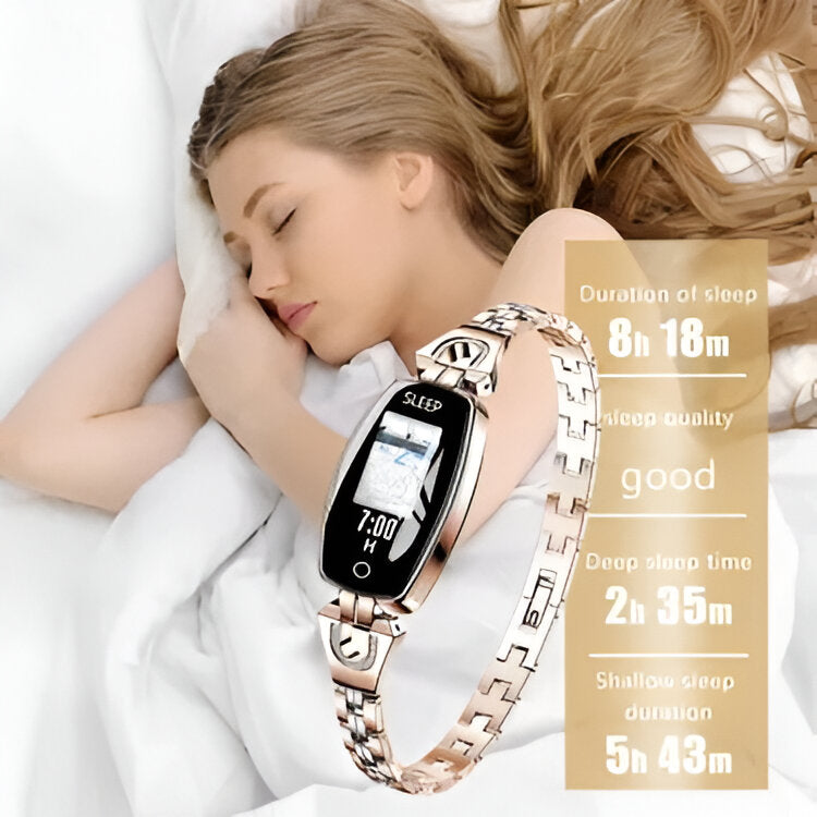 Women's Smart Fitness Tracker with Heart Rate Monitoring, Activity Tracking & Sleep Analysis