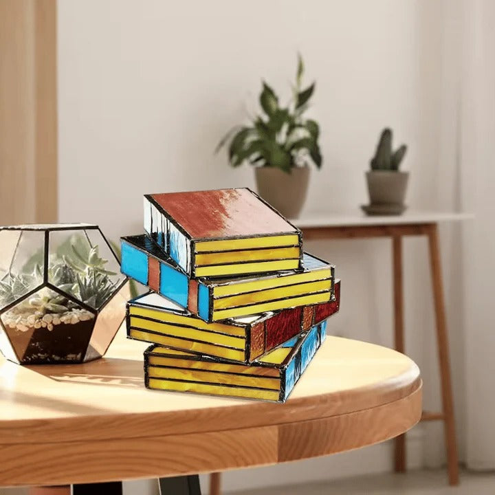 Creative Book-Style Desk Lamp - Unique Literary Design for Home & Office Lighting