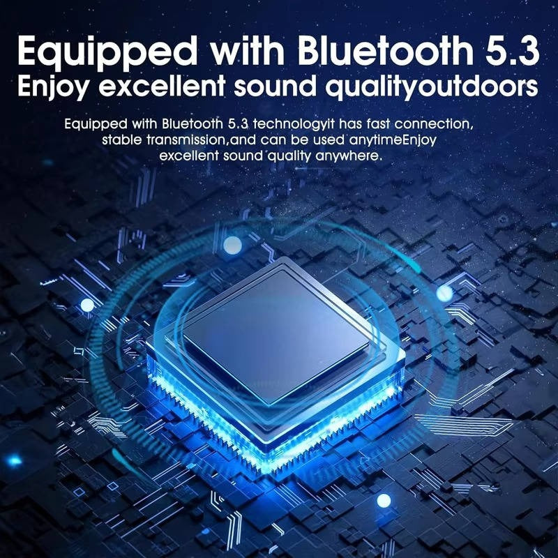 Mini Bluetooth 5.3 Speaker with Magnetic Base, RGB Lighting & Superior Sound Quality - Portable Wireless Speaker for Home, Outdoor & Party Use