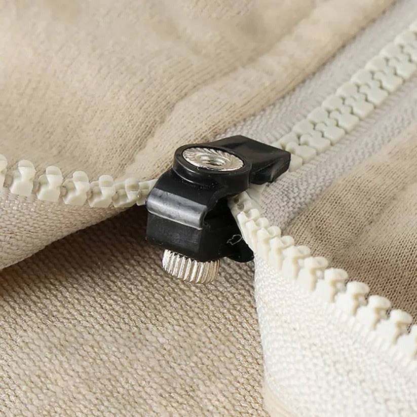 Universal Zipper Fix Kit - 6 Pack Clip-On Replacement Sliders for Quick Zipper Repairs - Ideal for Clothing, Bags, and More