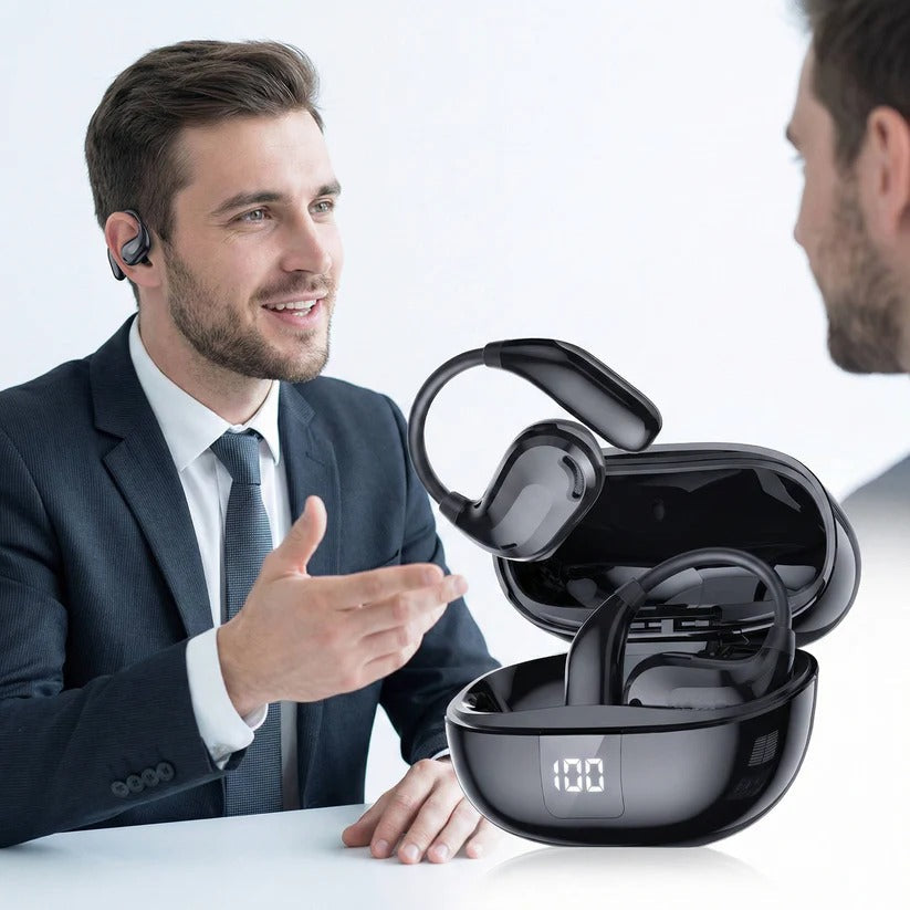 Bluetooth Translation Earbuds with Multi-Language Support & Charging Case - Real-Time Language Translation for Travel & Communication