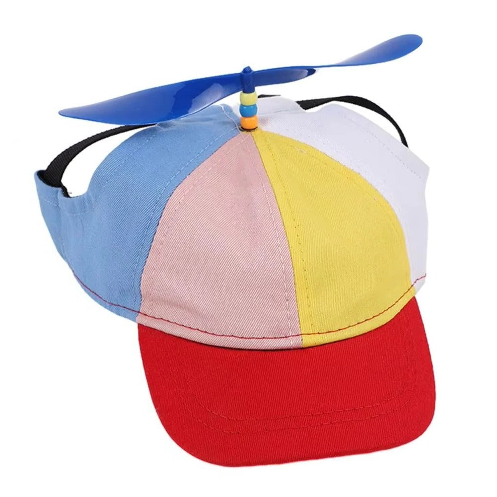 Adjustable Pet Cap with Fun Decorative Propeller - Perfect for Dogs and Cats