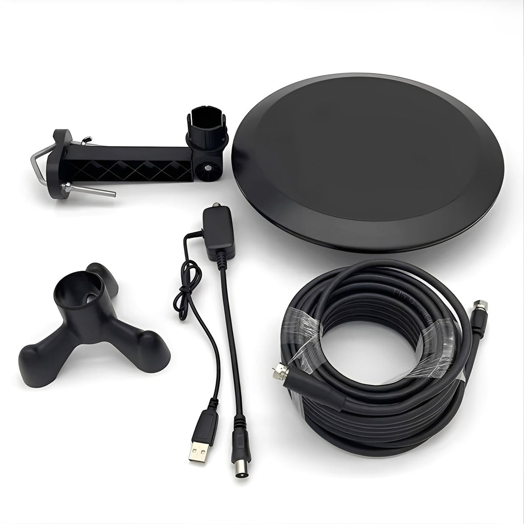 High-Performance Digital Outdoor HDTV Antenna - Long-Range Signal Capture & Reception for Crystal Clear TV Viewing