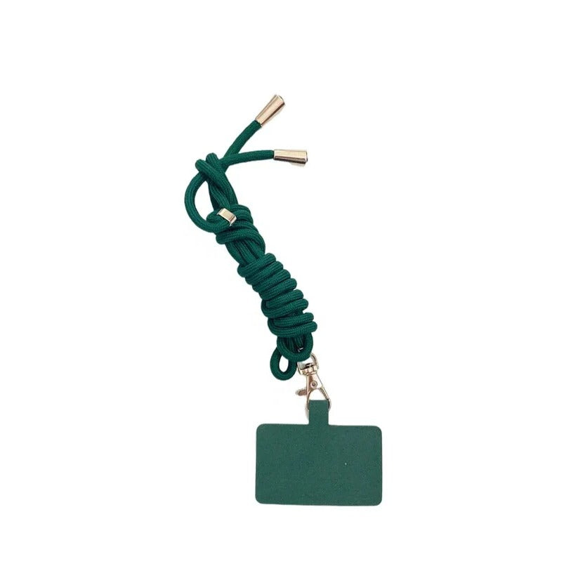 Adjustable Hands-Free Crossbody Lanyard Phone Carrier - Stylish & Convenient Strap for All Phone Sizes