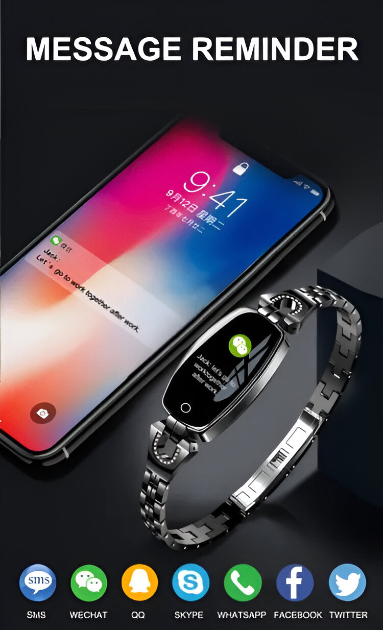 Women's Smart Fitness Tracker with Heart Rate Monitoring, Activity Tracking & Sleep Analysis