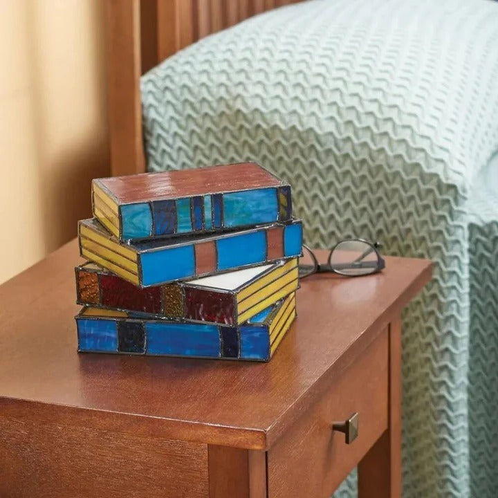 Creative Book-Style Desk Lamp - Unique Literary Design for Home & Office Lighting