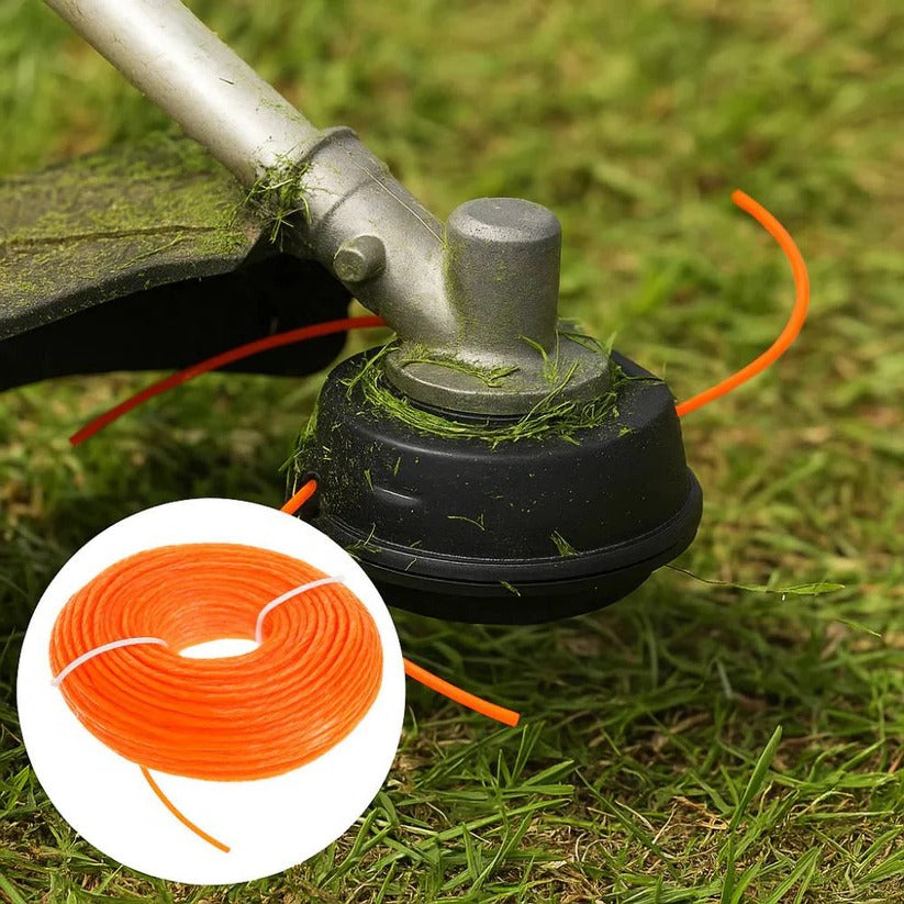 Durable Twisted Nylon Trimmer Line for Efficient Garden & Lawn Maintenance - Heavy-Duty Weed Eater String
