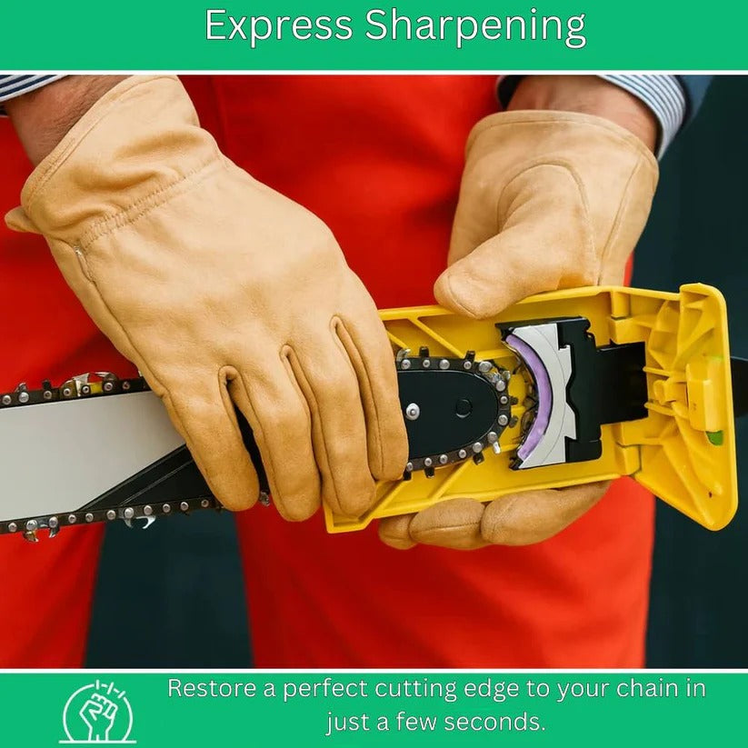 Precision Chainsaw Sharpener Tool - Ultimate Chain Sharpening Solution for Effortless Cutting