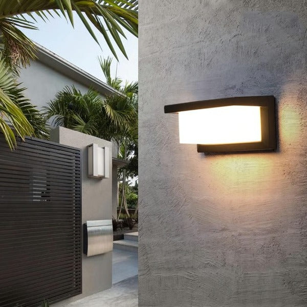 Modern Wall Mounted LED Outdoor Light - Energy Efficient, Weatherproof, Stylish Design for Patios & Entryways
