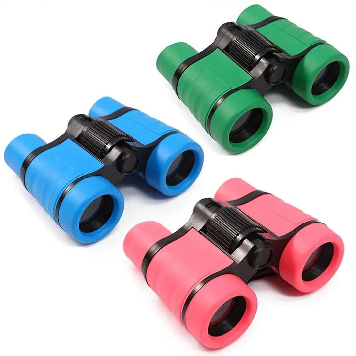 Shockproof Kids Binoculars - 8x Zoom for Outdoor Adventures & Exploration - Durable & Lightweight Design