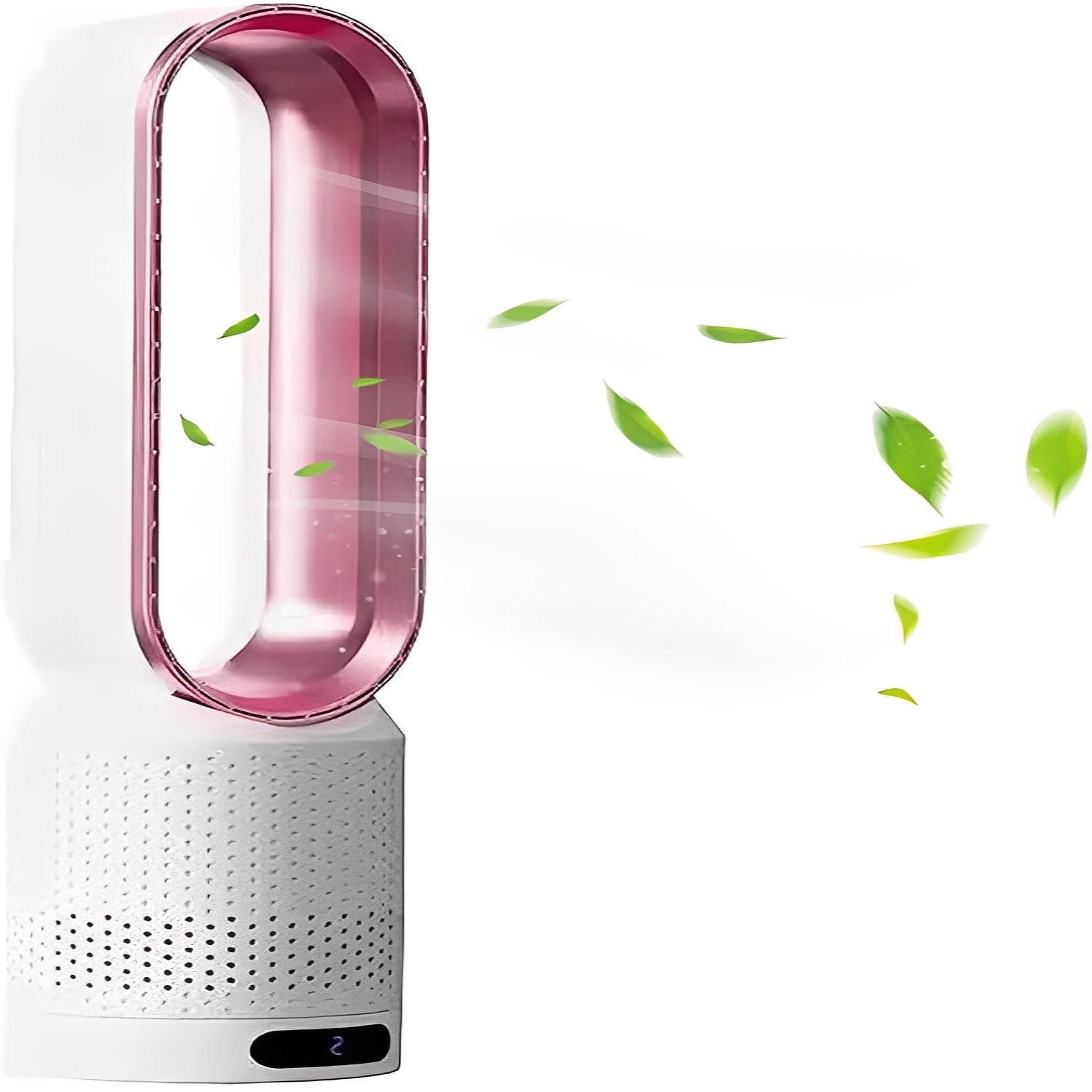 Portable Bladeless Fan with Remote Control - Quiet, Energy-Efficient Cooling for Home & Office