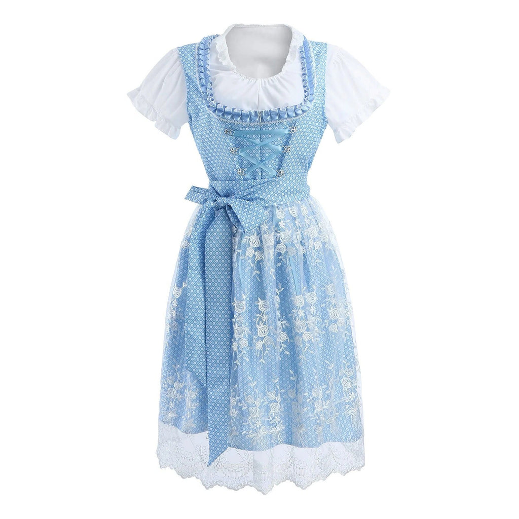 Authentic Bavarian Oktoberfest Dress for Women - Traditional Dirndl Costume for Festive Celebrations