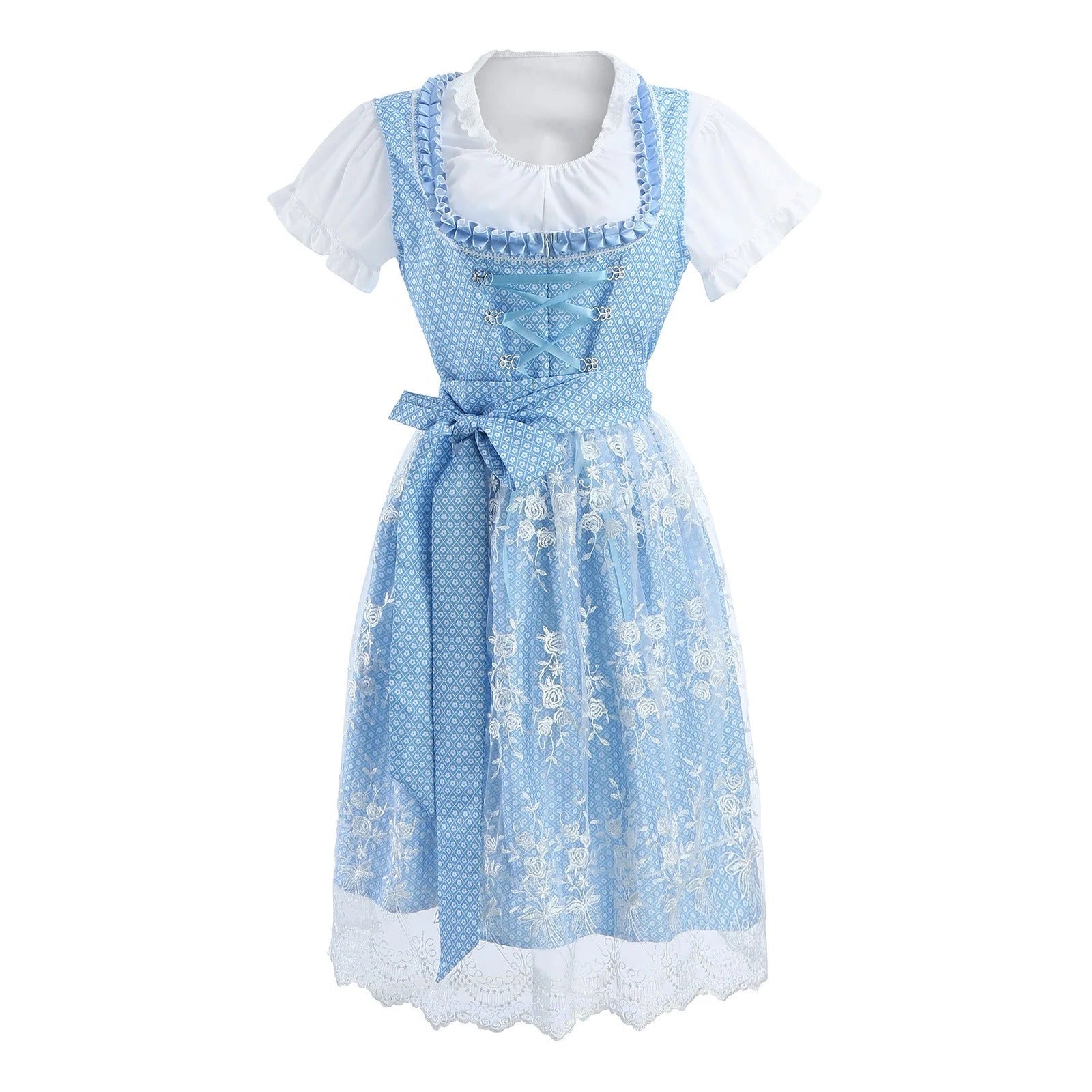 Authentic Bavarian Oktoberfest Dress for Women - Traditional Dirndl Costume for Festive Celebrations