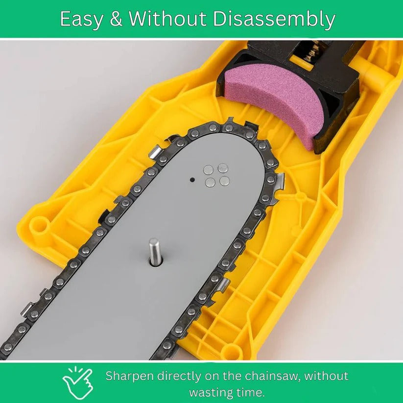 Precision Chainsaw Sharpener Tool - Ultimate Chain Sharpening Solution for Effortless Cutting