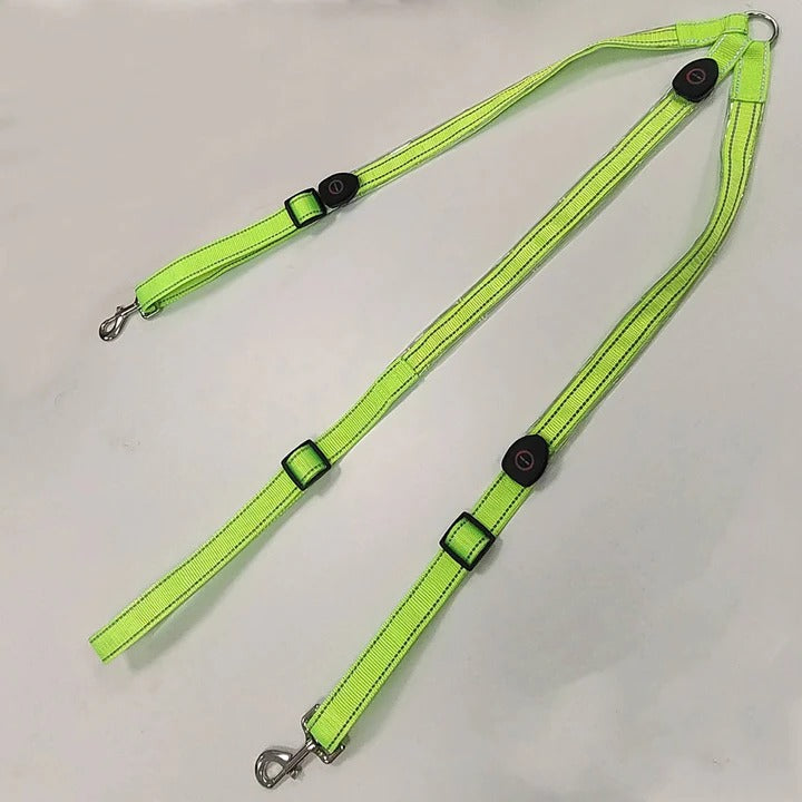 LED Light-Up Horse Breast Collar - Adjustable & Durable Equine Gear for Night Riding & Visibility