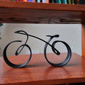 Elegant Wire Frame Bicycle Sculpture - Unique Desk Display Art for Home & Office Decor