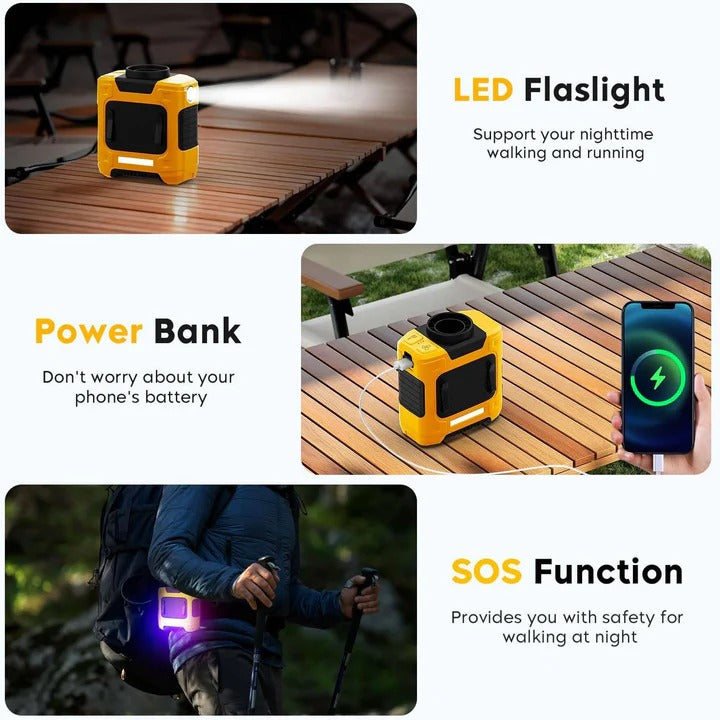 Portable Rechargeable Mini Fan with Handheld Design & LED Light – Perfect for Home, Office, and Outdoor Use
