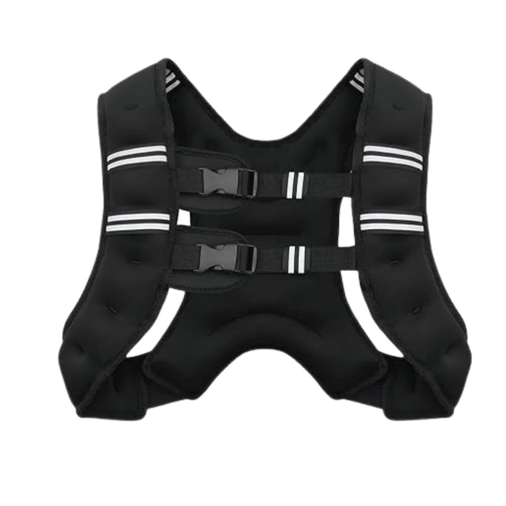 Adjustable Weighted Training Vest for Running - Breathable Channels & Reflective Stripes for Enhanced Comfort & Safety