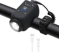 High-Performance Bicycle Horn & Floodlight - 110dB Sound, 30m Range, IPX5 Waterproof for Ultimate Safety & Visibility