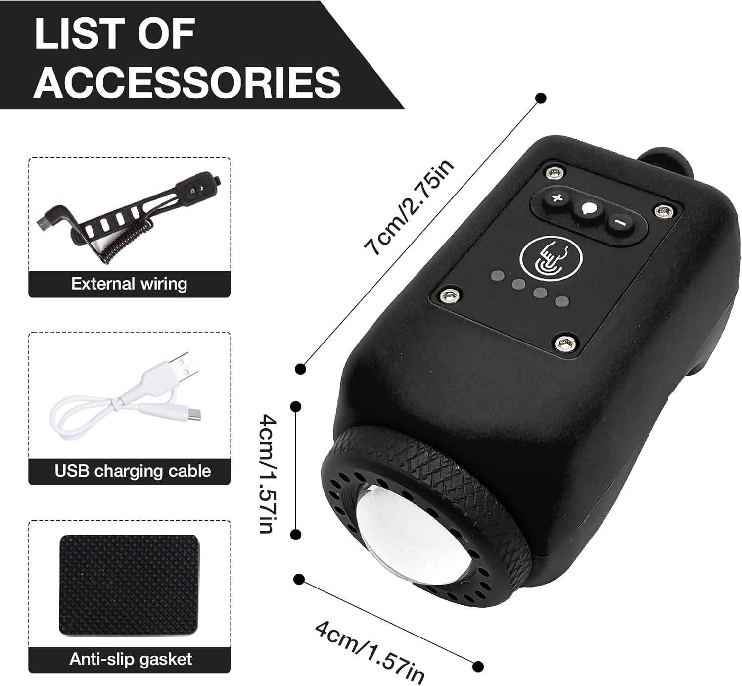 High-Performance Bicycle Horn & Floodlight - 110dB Sound, 30m Range, IPX5 Waterproof for Ultimate Safety & Visibility