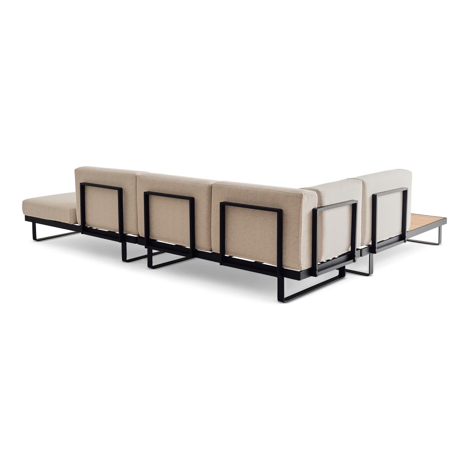 Solvara Luxe 8-Seater Outdoor Corner Sofa Set - Stylish Beige Patio Furniture for Ultimate Comfort