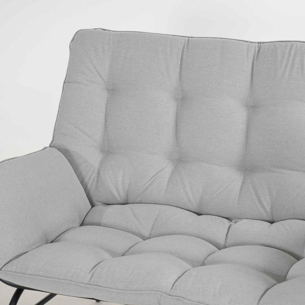 Sorella Grey 4-Seater Outdoor Sofa Set with Coffee Table & End Table – Stylish Patio Furniture for Relaxation