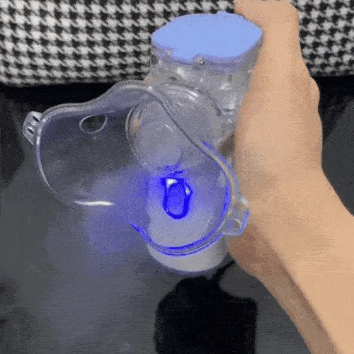 Portable Rechargeable Mesh Nebulizer with Battery & Medication Cup - Compact & Lightweight for Easy Breathing Relief