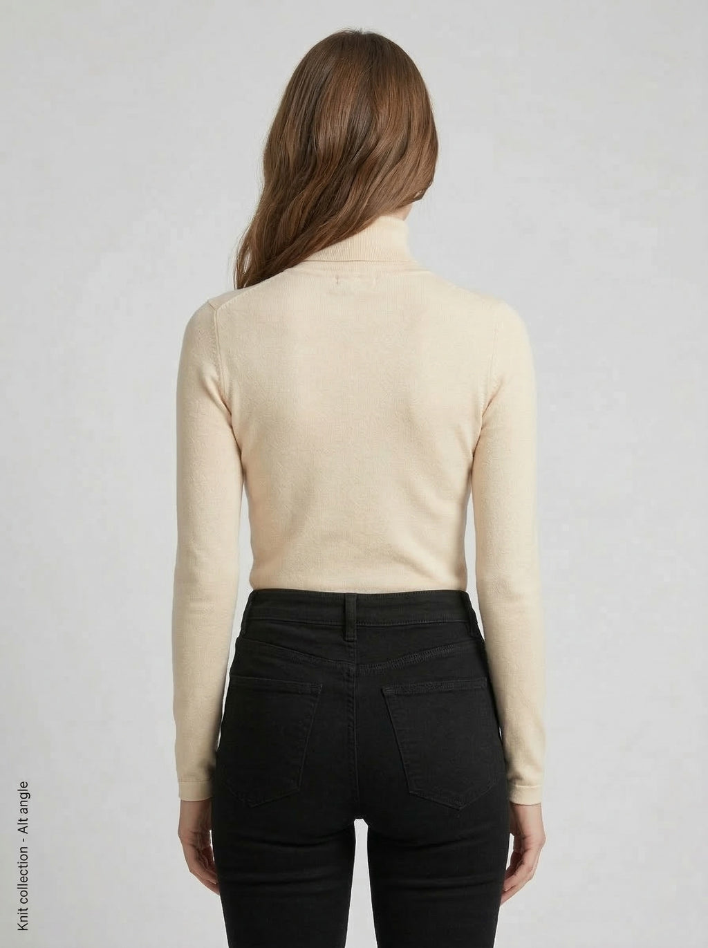 Soft Cream Everyday Turtleneck Top