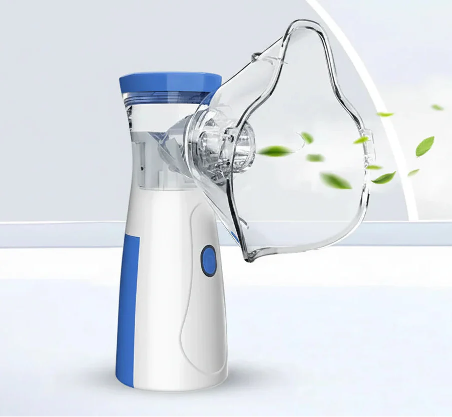 Portable Rechargeable Mesh Nebulizer with Battery & Medication Cup - Compact & Lightweight for Easy Breathing Relief