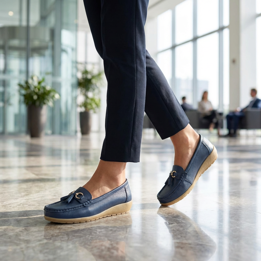 Comfortable Orthopedic Loafers for Women - Stylish Supportive Footwear for All-Day Wear
