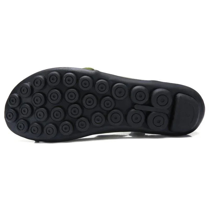 Women's Wide Fit Leather Moccasins with Suede Lining - Comfortable Slip-On Shoes for Everyday Wear